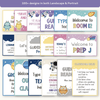 Editable Classroom Posters Template - Dreamy Space Decor - Miss Jacobs Little Learners