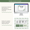 Editable Classroom Posters Templates - Modern Botanical Decor - Miss Jacobs Little Learners