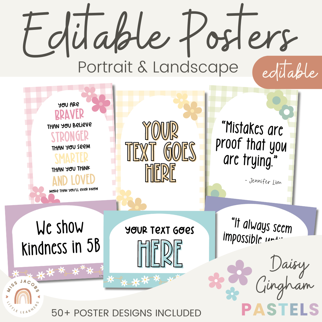 editable-classroom-posters-templates-daisy-gingham-pastels-decor