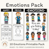 Emotions Worksheets and Feelings Activities - Miss Jacobs Little Learners