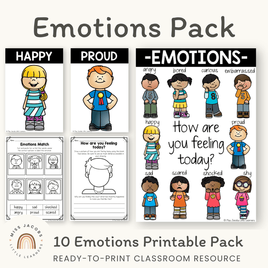 Emotions Worksheets and Feelings Activities
