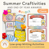 End of Year Bundle: Writing Activities, Summer Crafts & End of Year Awards - Miss Jacobs Little Learners