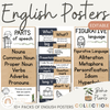 English Posters Bundle | BOHO PLANTS | Rustic Classroom Decor - Miss Jacobs Little Learners