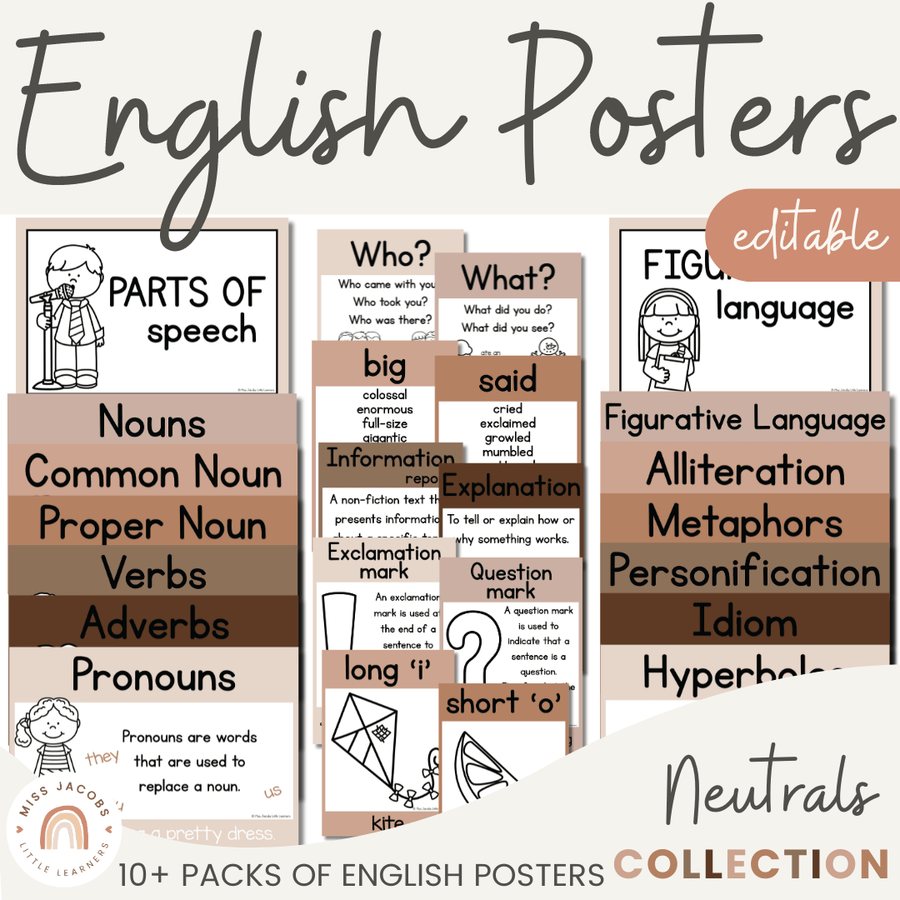 English Posters - Miss Jacobs Little Learners