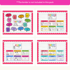 English Posters Reading and Writing Bundle - Bright Theme - Miss Jacobs Little Learners