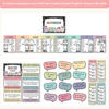 English Posters Reading and Writing Bundle - Cutesy Pastel Classroom Decor - Miss Jacobs Little Learners