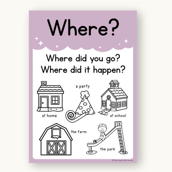 English Posters Reading and Writing Bundle - Dreamy Space Theme - Miss Jacobs Little Learners