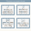English Posters Reading and Writing Bundle - Modern Ocean Theme - Miss Jacobs Little Learners