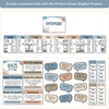 English Posters Reading and Writing Bundle - Modern Ocean Theme - Miss Jacobs Little Learners