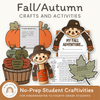 Fall Crafts & Writing Activities Bundle - Miss Jacobs Little Learners