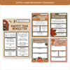 Fall Newsletter Templates - Miss Jacobs Little Learners