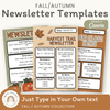 Fall Newsletter Templates - Miss Jacobs Little Learners