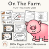 Farm Unit - Printables and Activities | Distance Learning - Miss Jacobs Little Learners