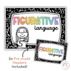 Figurative Language - Cutesy Classroom Decor - Miss Jacobs Little Learners