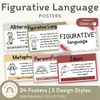 Figurative Language Posters - Australiana Classroom Decor - Miss Jacobs Little Learners