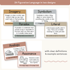 Figurative Language Posters - Boho Neutrals Theme - Miss Jacobs Little Learners