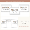Figurative Language Posters - Boho Neutrals Theme - Miss Jacobs Little Learners