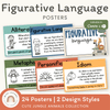 Figurative Language Posters - Cute Jungle Animals Theme - Miss Jacobs Little Learners