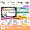 Figurative Language Posters - Cutesy Classroom Decor - Miss Jacobs Little Learners