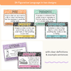Figurative Language Posters - Cutesy Composition Notebook English Decor - Miss Jacobs Little Learners
