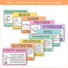 Figurative Language Posters - Cutesy Composition Notebook English Decor - Miss Jacobs Little Learners