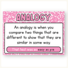 Figurative Language Posters - Cutesy Composition Notebook English Decor - Miss Jacobs Little Learners