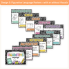 Figurative Language Posters - Cutesy Composition Notebook English Decor - Miss Jacobs Little Learners