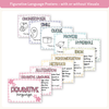 Figurative Language Posters - Daisy Gingham Pastels English Decor - Miss Jacobs Little Learners