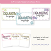 Figurative Language Posters - Daisy Gingham Pastels English Decor - Miss Jacobs Little Learners
