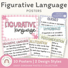 Figurative Language Posters - Daisy Gingham Pastels Theme - Miss Jacobs Little Learners