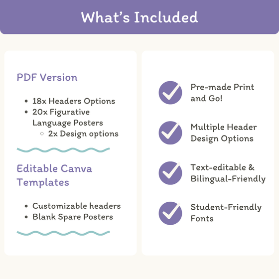 Figurative Language Posters - Dreamy Space Theme - Miss Jacobs Little Learners