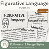 Figurative Language Posters - Modern Jungle Decor - Miss Jacobs Little Learners