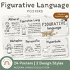 Figurative Language Posters - Modern Jungle Decor - Miss Jacobs Little Learners
