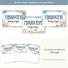 Figurative Language Posters - Modern Ocean Classroom Decor - Miss Jacobs Little Learners