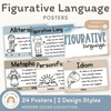 Figurative Language Posters - Modern Ocean Classroom Decor - Miss Jacobs Little Learners