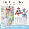First Day of Class Activities & Crafts Bundle - Miss Jacobs Little Learners