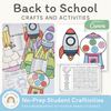 First Day of Class Activities & Crafts Bundle - Miss Jacobs Little Learners