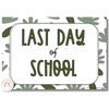 First Day of School Poster | Cute Jungle Safari Animals Classroom Decor Theme | Includes Last Day - Miss Jacobs Little Learners