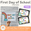 First Day of School Signs - Cutesy Classroom Decor - Miss Jacobs Little Learners