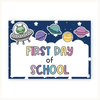 First Day of School Signs - Dreamy Space Theme Classroom Decor - Miss Jacobs Little Learners