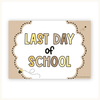 First Day of School Signs - Happy Hive Classroom Decor - Miss Jacobs Little Learners