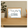 First Day of School Signs - Modern Ocean Classroom Decor - Miss Jacobs Little Learners