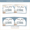 First Day of School Signs - Modern Ocean Classroom Decor - Miss Jacobs Little Learners