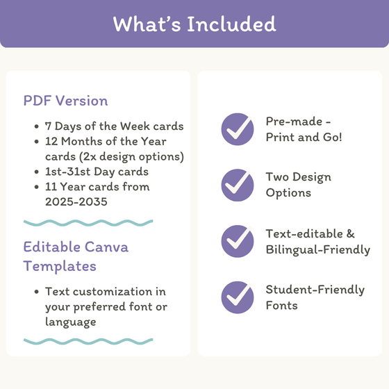 Flip Calendar - Dreamy Space Classroom Decor - Miss Jacobs Little Learners