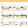 Flip Calendar - Happy Hive Classroom Decor - Miss Jacobs Little Learners