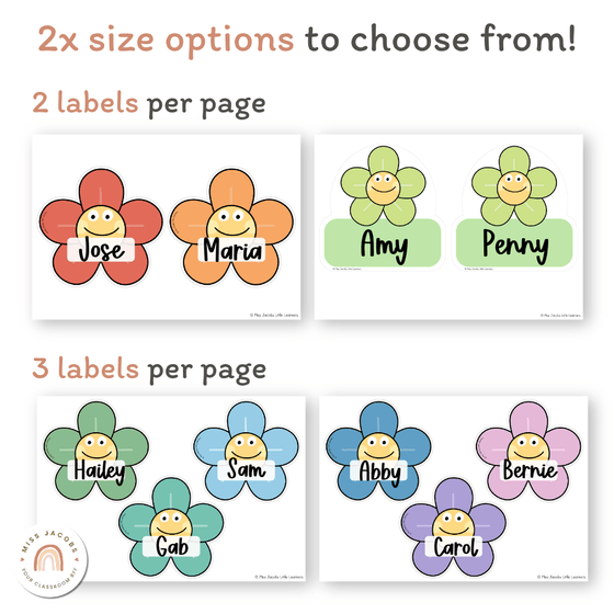 Flower Door Display Classroom Decor - Miss Jacobs Little Learners