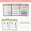 Fraction Anchor Charts - Pastel Composition Notebook Math Decor - Miss Jacobs Little Learners