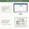 Fraction Posters - Modern Botanical Classroom Decor - Miss Jacobs Little Learners