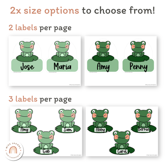 Frog Door Display Classroom Decor - Miss Jacobs Little Learners