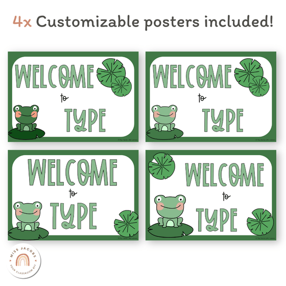 Frog Door Display Classroom Decor - Miss Jacobs Little Learners